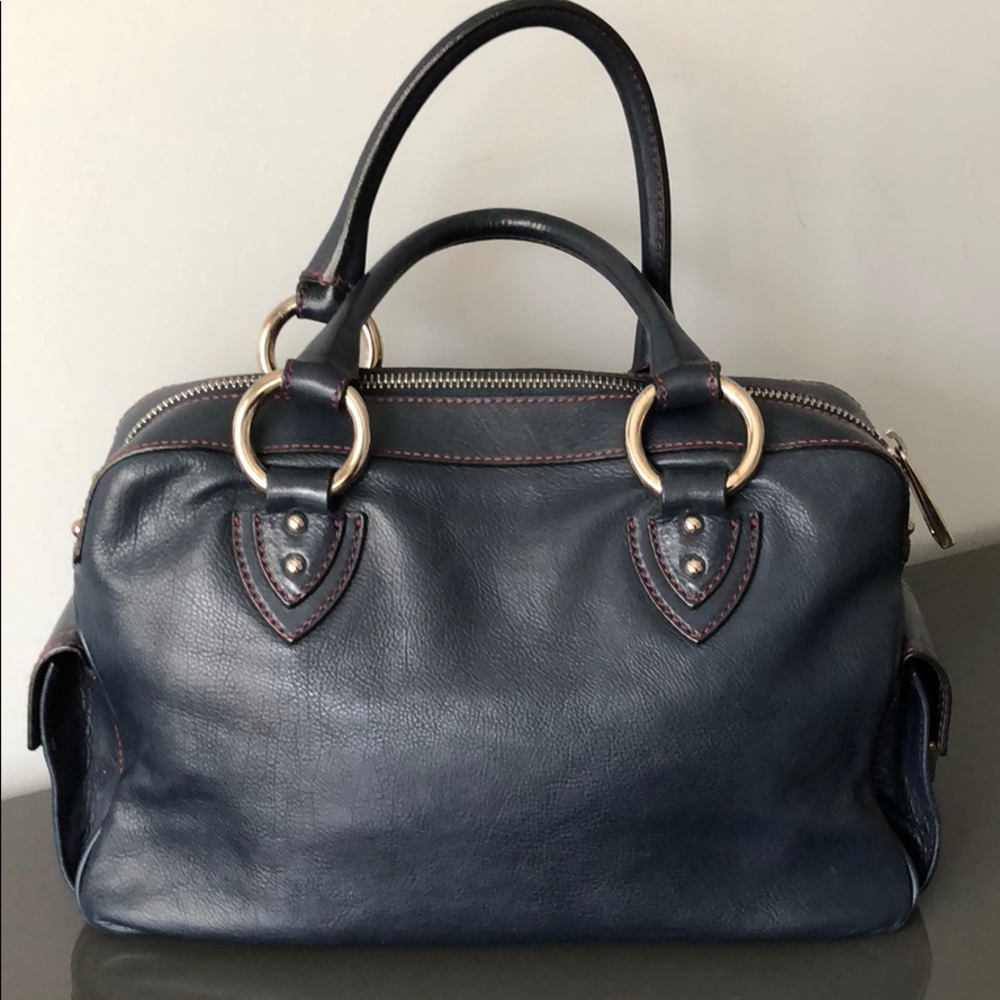 Marc Jacobs Pocket Satchel in Dark Indigo